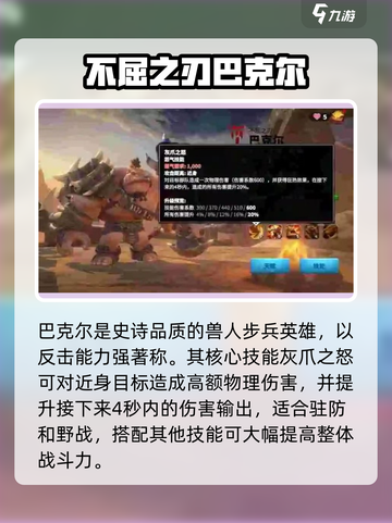 万龙觉醒巴克尔怎么打介绍截图2