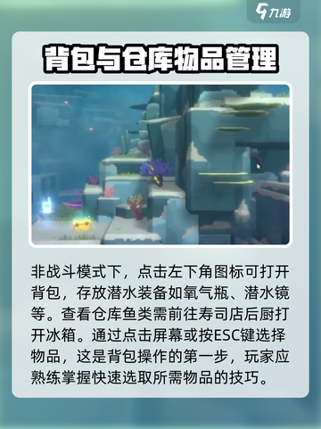 潜水员戴夫背包怎么打开介绍截图4