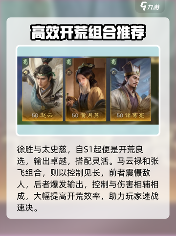 三国谋定天下S2🔥最强开荒队伍推荐！💥截图3