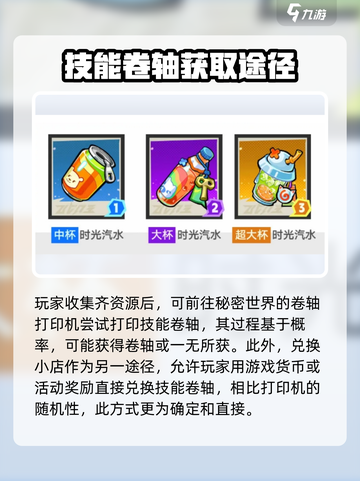 超时空跑跑技能卷轴怎么获得介绍截图3