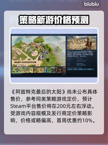 🔥阿兹特克最后的太阳价格曝光！✨截图2
