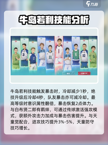 排球少年手游🔥牛岛若利超强攻略⚡截图3