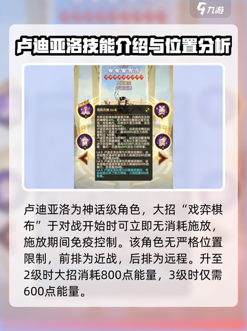 剑与远征卢迪亚洛厉害吗介绍截图2
