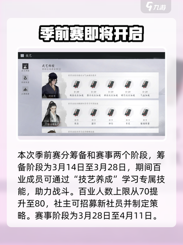 燕云十六声百业战季前赛怎么玩介绍截图2