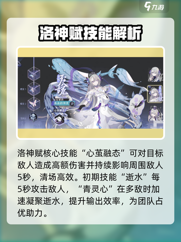 《洛神赋》咏月风雅，技能全揭秘💥游戏党必看！截图3