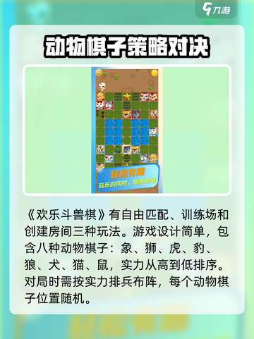 欢乐斗兽棋🔥玩法超有趣，不玩你亏大了！截图2