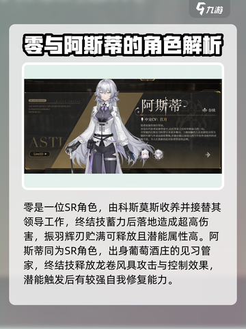 黑色信标sr角色有哪些介绍截图2