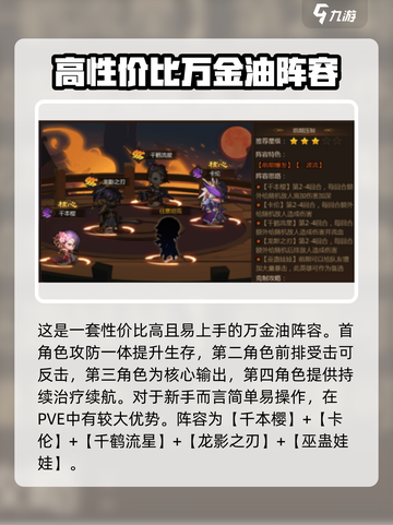 忍者时刻🔥最强阵容搭配推荐，速来围观！截图3