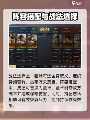 三国谋定天下🔥吕布貂蝉最强阵容搭配🔥截图3
