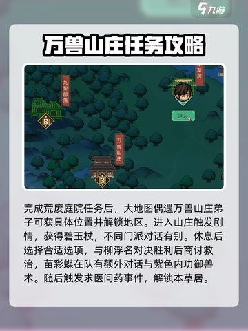 大侠立志传🔥万兽山庄超详细攻略来了！🎉截图2