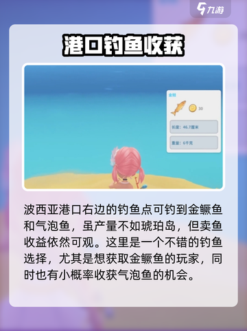 《波西亚时光》鱼王分布图大曝光！🐟快来看看在哪抓！截图3