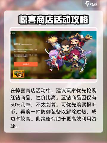冒险岛枫之传说惊喜商店如何抢购介绍截图4