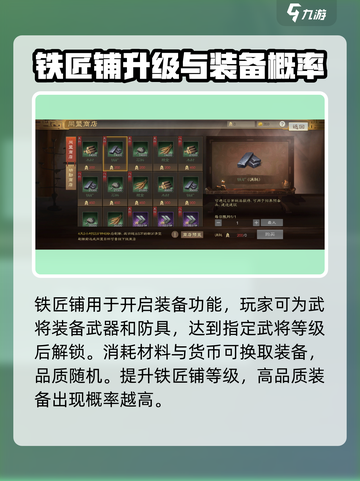 三国志战棋版铁匠铺有什么用​介绍截图3