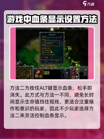 魔兽争霸3冰封王座😎显示血条方法分享截图3