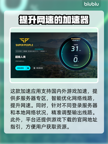 超级人类加速器推荐🔥掉线解决方法⚡玩游戏必备！截图5