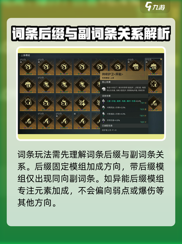 七日世界模组词条玩法解析介绍截图2