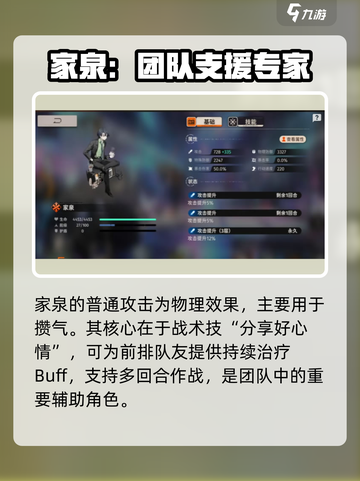 新月同行家泉🔥角色技能全揭秘🎮截图2