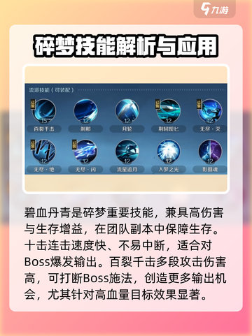 逆水寒碎梦PVE🔥技能搭配秘籍🎉截图2