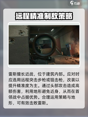三角洲行动雷斯怎么打介绍截图5
