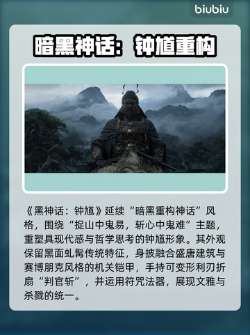 🎮黑神话钟馗主角曝光！身份竟然是…💥截图3