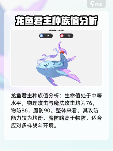 洛克王国世界龙鱼种族值是多少介绍截图2