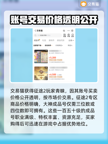🔥征途2手游账号交易秘籍💡玩家必看！截图3