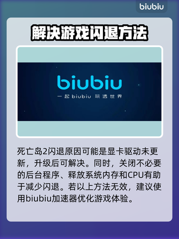 死亡岛2闪退？加速神器来了！💥🔥截图3