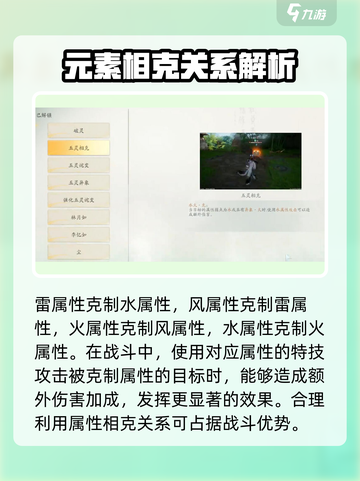 仙剑世界五灵生克机制介绍介绍截图2
