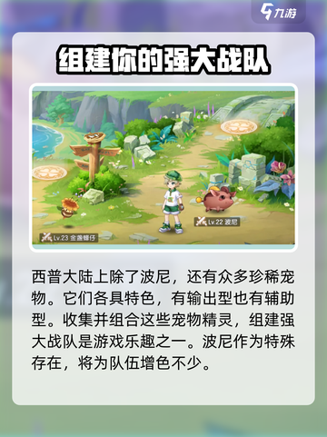 西普大陆手游波尼怎么抓介绍截图5