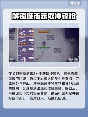 阿瑞斯病毒2⚡冲锋枪用法曝光！轻松上手秒杀丧尸群🔥截图2