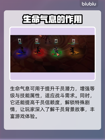 命运方舟：生命气息用途大揭秘！🔥🚀截图3