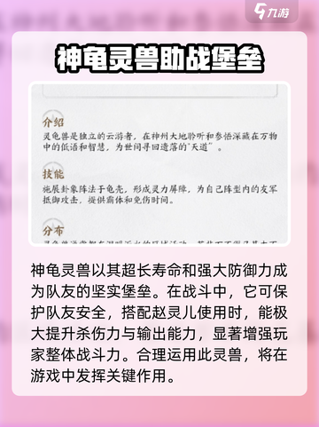 仙剑世界🔥神龟灵兽超详细玩法揭秘！🎉截图4