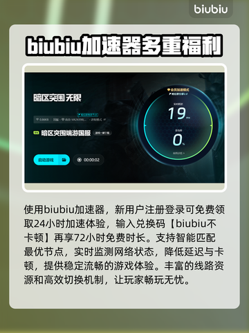 暗区突围无限国服掉线延迟？这款⚡加速器超好用！截图4