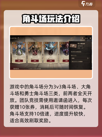 龙息神寂大角斗场🔥玩法攻略，必看！截图2