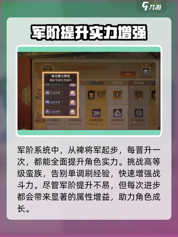 偃武军阶系统🔥玩转军阶玩法，称霸游戏⚡截图2