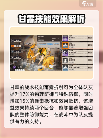 新月同行🔥甘霖角色技能全解析！✨截图2