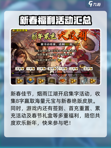 烟雨江湖春节活动2023有什么​介绍截图6