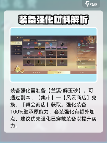 逆水寒手游装备打造攻略介绍介绍截图4