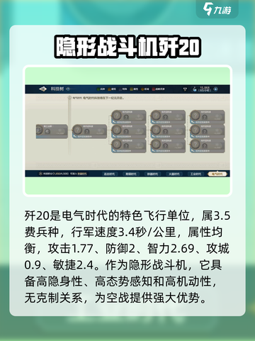 世界启元🔥歼20属性大曝光！💥飞行员必看！截图3