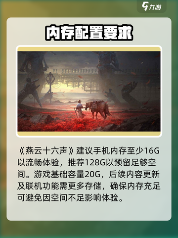 🎮燕云十六声内存爆表？游戏大小吓哭玩家！💥截图2