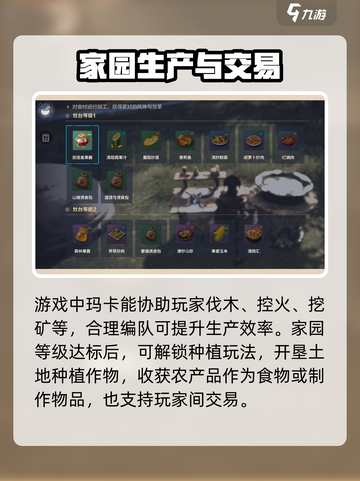 荒野起源家园生产方法有哪些介绍截图4