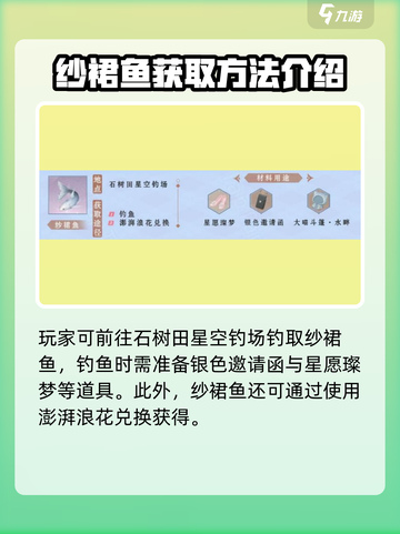 无限暖暖钓鱼图鉴大全介绍截图2