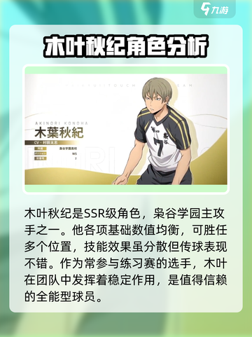 排球少年手游枭谷阵营成员介绍介绍截图3
