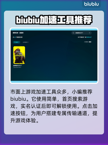 赛博朋克2077闪退？加速器搞定！⚡截图5