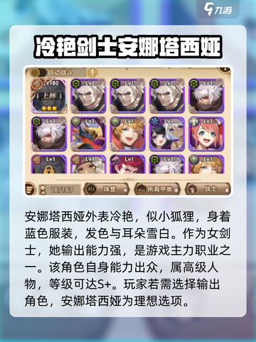 帕尼亚战纪安娜塔西娅强度怎么样介绍截图2
