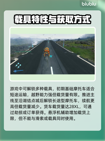 死亡搁浅2载具🔥玩法规则与获取方法全揭秘！截图2