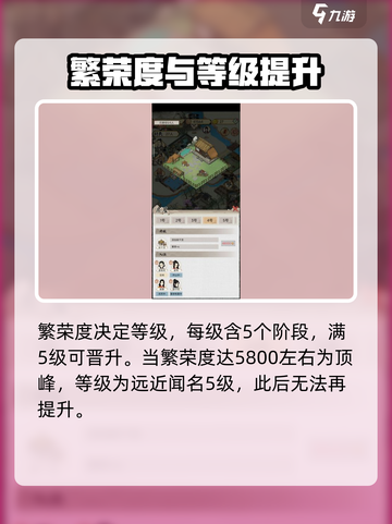 水乡芳华录繁荣度等级介绍介绍截图3