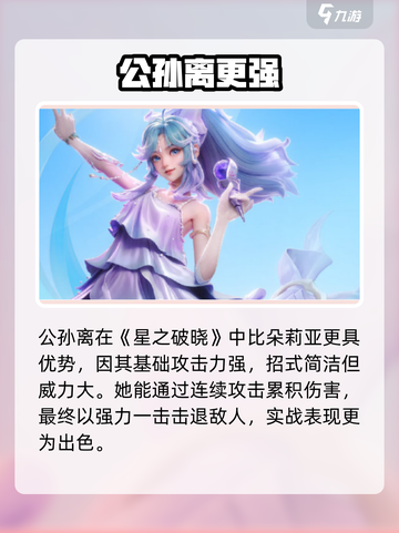 星之破晓🔥朵莉亚VS公孙离谁更强？截图2