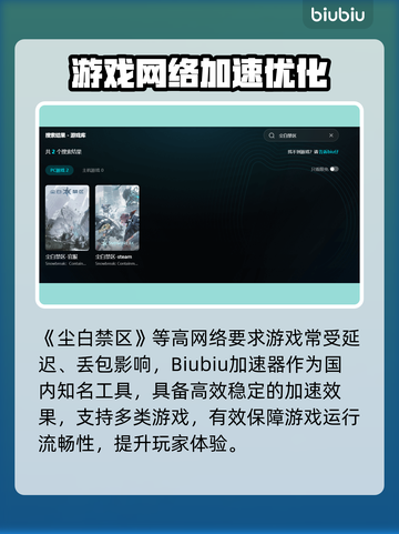 🎮尘白禁区闪退？用这个加速器秒解决！截图3