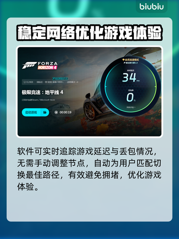 极限竞速地平线4掉帧🔥加速器真香！🚀截图6